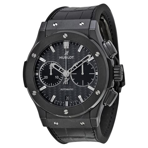 Hublot Classic Fusion Chronograph Automatic Black Dial Men's 